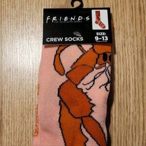Friends Crew Socks Women's Fits Shoe Size: 9-13 New Lobster Novelty